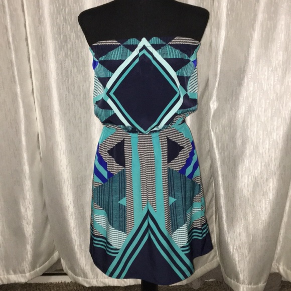 Express Dresses & Skirts - 5/ $20 - Express Blue Pattern Dress